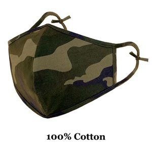 Last one Camo fashion mask unisex adult 100% cotton package